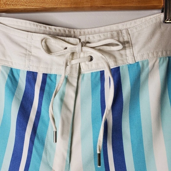 Tommy Hilfiger Striped Cropped Pants Blue Size 8 - Picture 5 of 10